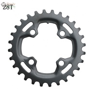 64BCD 28T Narrow Wide Chainring Increased Chain Retention and Friction Reduction