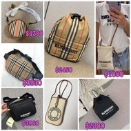 Burberry  水桶包/手機包/腰包/相機包💰1850 -4380