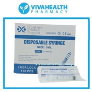 Truzcare Luer Lock Syringes 3mL/10mL 20s