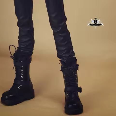 1/4 1/3 BJD Shoes MSD SD13 Punk Military Boots Supper Dollfie DREAM MID DK LUTS SOOM DOD Dollmore Lu