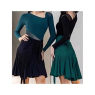 Latin Dance Skirt, Fringed Latin Dancer Adult Dance Practice Clothing Bottoms Dance Skirt Short Skir