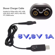 HQ8505 USB 8V Shaver Charger Plug Adapter For Philips HQ7120 HQ7140 HQ7160 7240 HQ7868 HQ7310 HQ7320