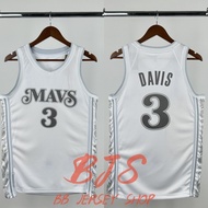 Hot Press Dallas Mavericks jersey #3 Anthony Davis 2024-25 white grey jersey