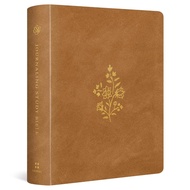 ESV Journaling Study Bible, Trutone over Board, Nubuck Caramel
