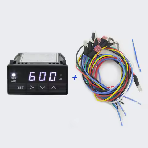 XMT-7100 PID & Cables, Temperature Controller with cables for Coffee Machine Rancilio Silvia Gaggia