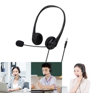 【 Yidea HONGKONG】ชุดหูฟังคอมพิวเตอร์3.5มม. พร้อมไมโครโฟนตัดเสียงรบกวนหูฟังแบบมีสาย Call Center ชุดหูฟังสำหรับคอลเซ็นเตอร์ธุรกิจ