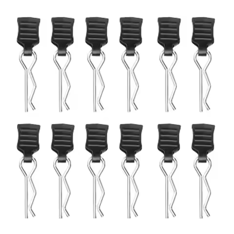 RCGOFOLLOW Body Shell Clip Pin with Fixing Metal Mount for 1/10 1/14 MJX Hyper Go MJX Hyper RC Body 