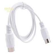 5 Pin MIDI DIN PLUG Extension Cable Male to Male /9.8FT White