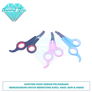 Gunting Kuku Anjing Kucing Kelinci Sugar Glider Pemotong Nail Clipper - Merah Muda GUNTING CANDY