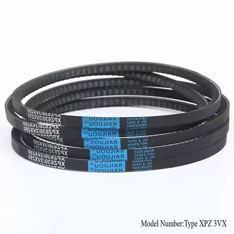 Type XPZ 3VX Length 512 600 662 710 772 825 925 990 1050mm Rubber V Belt Drive Toothed Conveyor Belt