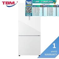 [Klang Valley Delivery Only] Panasonic NR-BX421WGWM Fridge 2 Doors 422L Econavi Inverter BlueAG Prim