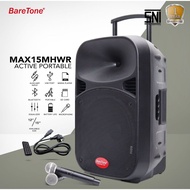 BareTone Portable Speaker With USB/Bluetooth (15"/120W) MAX15MHWR