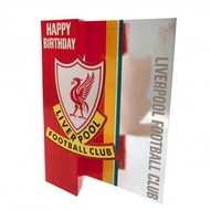 Official Liverpool FC Birthday Card Silver