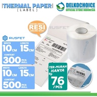 Label Sticker Thermal Paper Sticker Receipt Sticker for POS RUSFET Barcode Printer