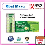XPRESS ! Promag Tablet Obat Maag Promak Promaag Kembung