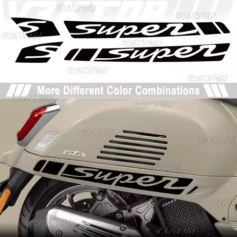 For Vespa GTS / GTS Super GTS 250 GTS 300 GTV 250 GTV 300 GTS250 GTV300 Scooter Sticker Kit Side Bod