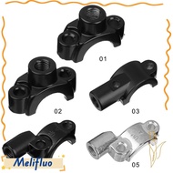 MELIFLUO Mirror Mount Holders 7/8" 2x 22mm 4 Wheeler For Motorbike Handlebar