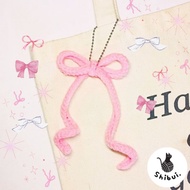 Shibui Bow keychain crochet /coquette bow