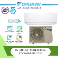 DAIKIN R32 1.5HP INVERTER AIR COND (Smart Wifi) FTKF35B/RKF35AV1M