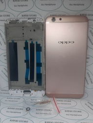 Kesing Fullset Hp Oppo F1s A1601 A59 Original Housing Tutup Belakang Casing Backdoor + Frame LCD