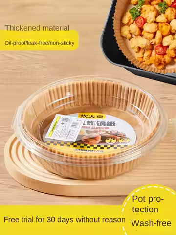 COOKER KING Air Fryer Dedicated Paper Pallet Household Oil-Absorbing Sheets Food Oven Baking Silicon