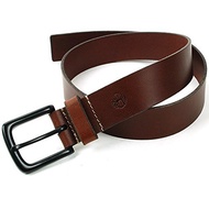 (Timberland) Timberland Mens Genuine Leather Black Buckle Belt Size 32-42