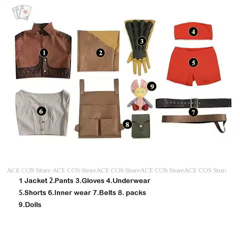 x;3,c'5\b/ Anime Monster Game Hunter Gemma Cosplay Costume Wild MHWilds Women Roleplay Halloween Par
