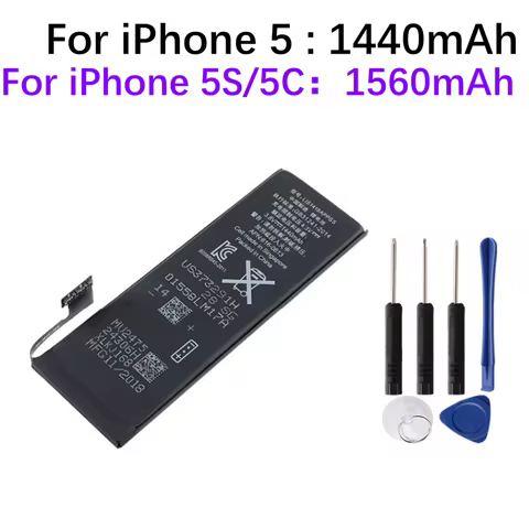 High Capacity For Replacement Battery For iPhone 5 5S 5C iPhone 5 iPhone 5S iPhone 5C Replacement Ba