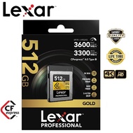 Lexar 512GB Professional CFexpress (Type B) การ์ดหน่วยความจำ