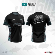 Salteez Fishing Jersey - Jigging Madness V3 Tshirt Jersey