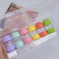 cermin mata spek mata rabun jauh Double-Headed Contact Lens Storage Box Cosmetic Contact Lens Box Mu