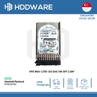 HPE MSA 1.2TB 12G SAS 10K SFF 2.5" DP ENT HDD // J9F48A // 787648-001