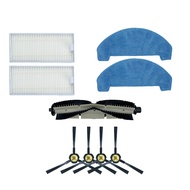 robot vacuum cleaner main brush/side brush/filter/mop cloth compatible with ILIFE T20S A20 accessori