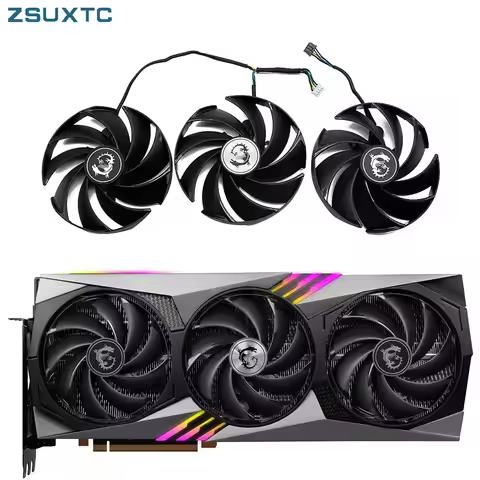 95MM PLD10020B12H For MSI RTX 4080 4090 GAMING X TRIO Video Card Fan RTX4080 RTX4090 Graphics Card F