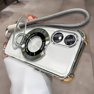 TEMU เคสโทรศัพท์: เคสสำหรับ OPPO A17 A97 5G A38 4G A18 พร้อมสายคล้องข้อมือลูกอม สายคล้องคอ ขาตั้งพับ