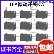 KW7-0 Micro Switch 16A Stroke Limit Switch High Precision Anti-dust Machinery Machinery Industrial E