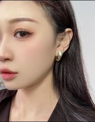 [💖楊紫同款]apm monaco KAA蛇形耳環 黃金色高級耳飾