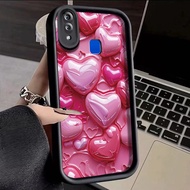 VIVO Y95 Y93 Y93s Y91 Y91i Y91C Y90 Y1s Y81 Y81i Y81s Y83 Case HP Cesing Softcase 3D Heart motif sup