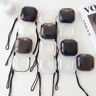 Clear Minimalist Case for Beats Fit Pro Translucent with Hanging Rope TPU Protective Multicolor Beat