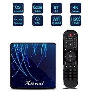 กล่องแอนดรอยด์ TV BOX X88 PRO PLUS ระบบ Android 9 WiFi RJ45 2.4G/5G Bluetooth 4.0