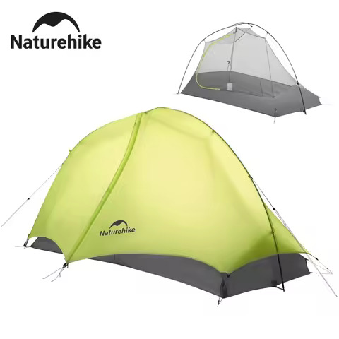 Naturehike Trekking Tent Star Trail EXT Tent Outdoor Hiking Waterproof Tent Double Layer 10D Nylon C