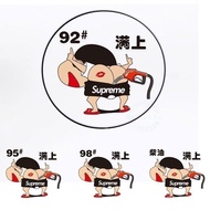 Car stickers Car stickers Crayon Shin-Chan Fuel Tank Cap stickers Diesel 9295 Full Fuel Tank Fuel Re