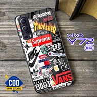 VIVO Y72 (5G) Glass Softcase - VIVO Y72 (5G) Mobile Phone Case [T64].