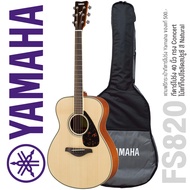 Yamaha FS820 41 Inch Acoustic Guitar Concert Style Solid Wood Top Spruce/Mahogany Glossy + Bag ** Best Selling Model