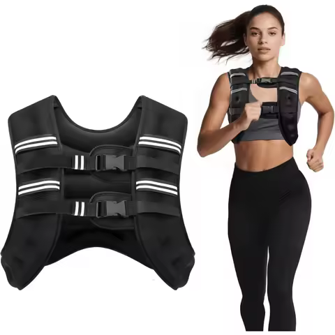 Weighted Vest，Men 6 Pound/8 Pound/12 Pound/16 Pound/20 Pound/30 Pound，Women with reflective stripes，
