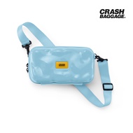 CRASH BAGGAGE กระเป๋าสะพายข้าง รุ่น MINI ICON สีฟ้า