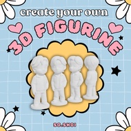 Custom Paint Yourself 3D Figurines