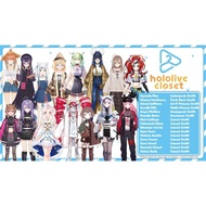[PO] Hololive closet acrylic stand feat Hololive Myth, Hololive Indonesia, Hololive Council