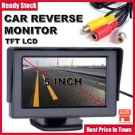 5 Inch Reverse Parking Monitor Front Stand Monitor Car LCD Monitor Rear View System Car Reverse Moni