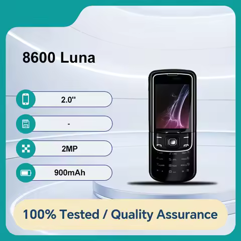 Original Unlocked 8600 2MP Camera Bluetooth 2G Mobile Phone GSM 850 / 900 / 1800 / 1900 Good Conditi